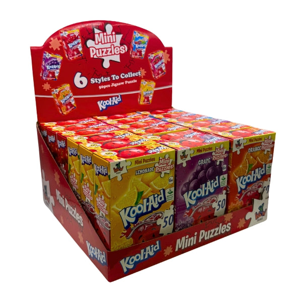 Kool-Aid Orange/Lemonade/Grape Mini Puzzle, 18ct Assortment
