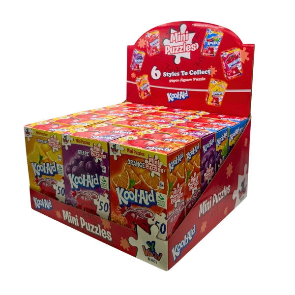 Kool-Aid Orange/Lemonade/Grape Mini Puzzle, 18ct Assortment