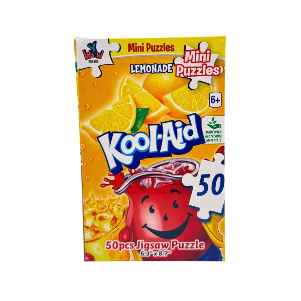 Kool-Aid Orange/Lemonade/Grape Mini Puzzle, 18ct Assortment