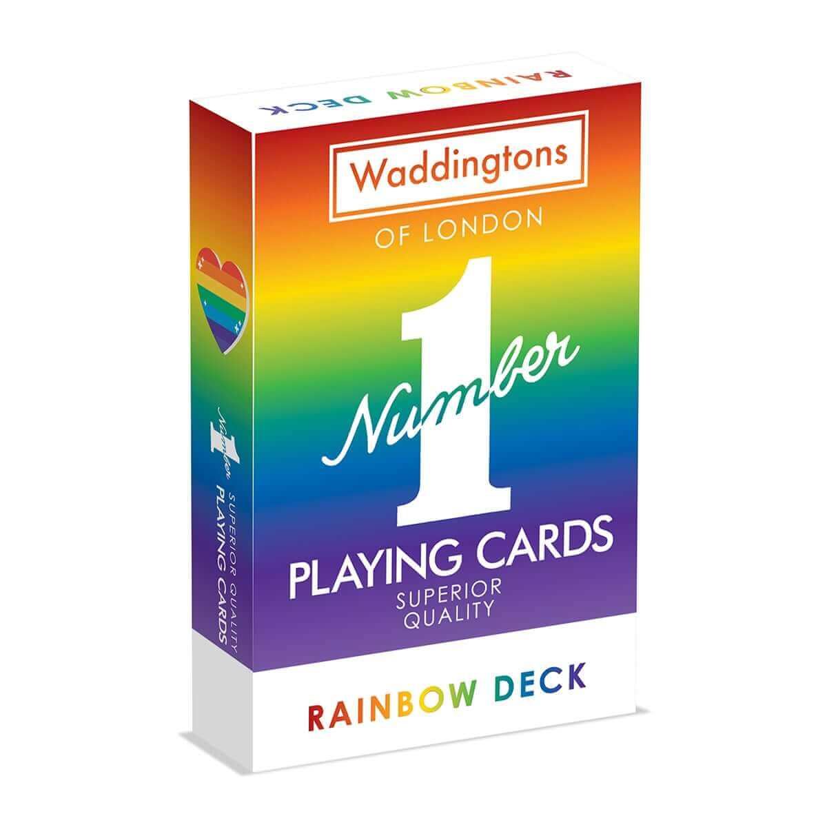 Waddingtons Rainbow Playing Cards, 12ct Disp Box