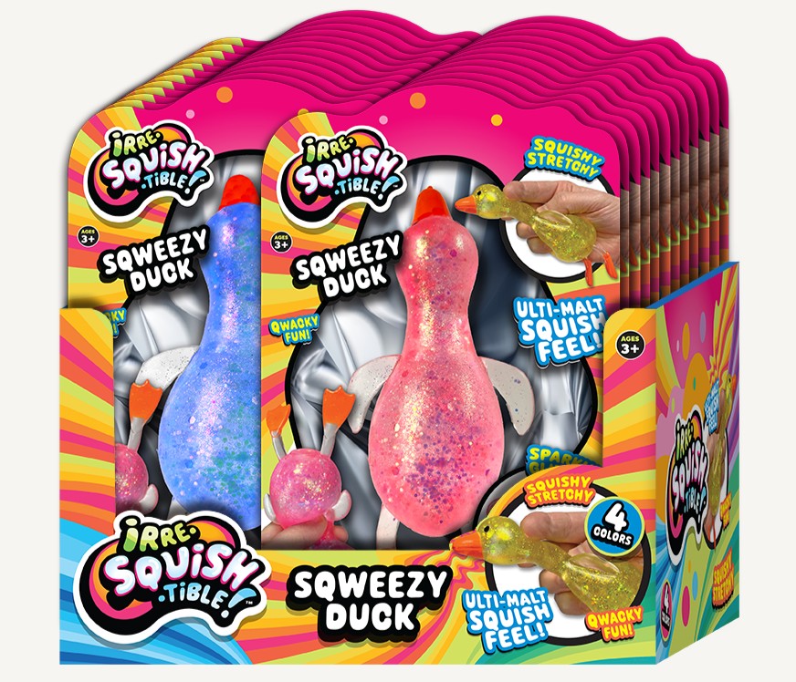 irre-SQUISH-tible Sqweezy Duck, 24ct