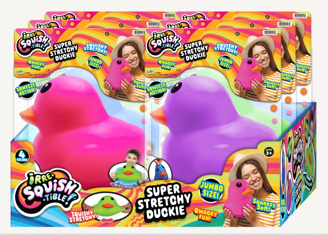 irre-SQUISH-tible Super Stretchy Duckie 6ct