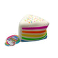 ORB Easy Sqweezy Rainbow Cake, Jumbo Squish, 8ct