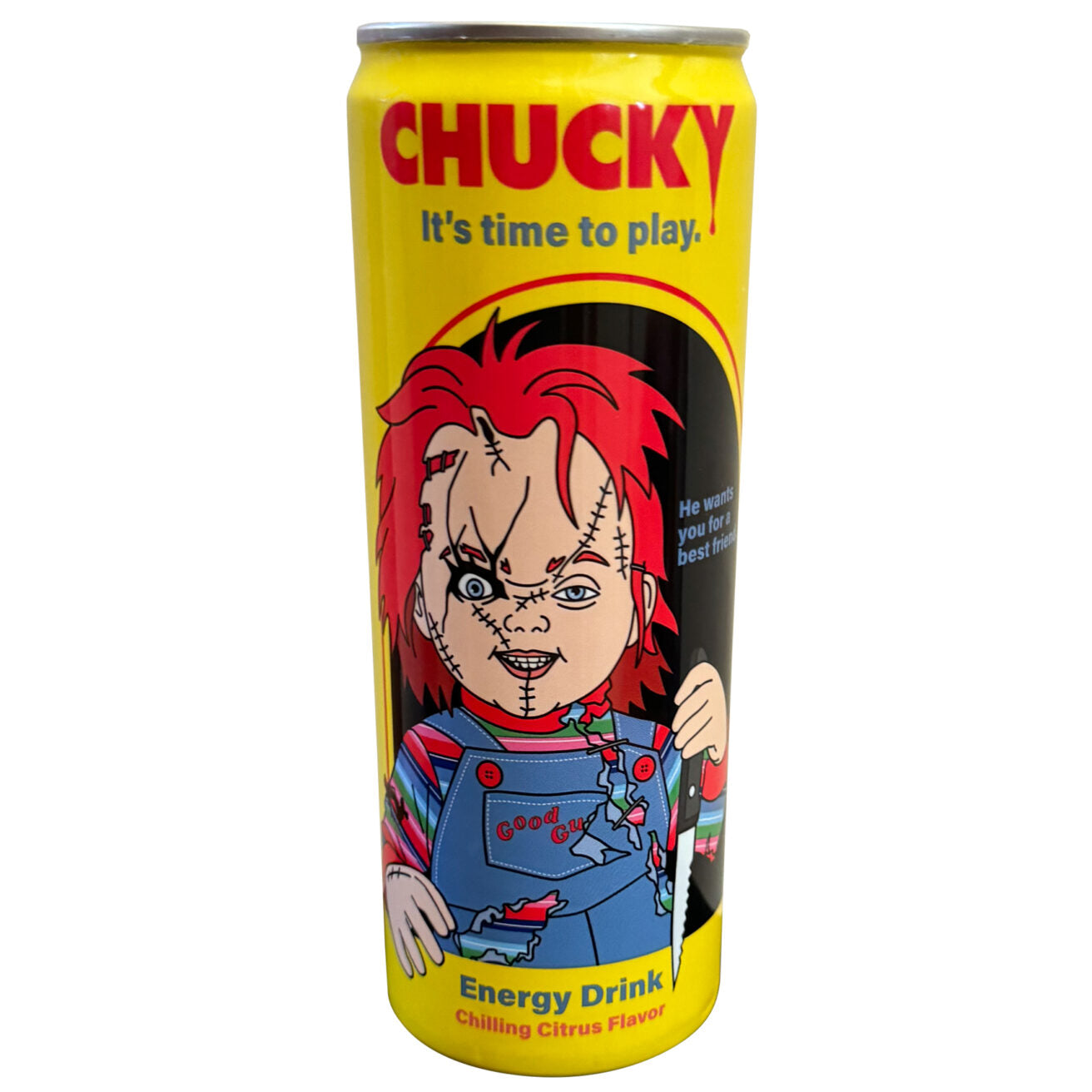 Chucky time to play Chilling Energy Drink 12ct