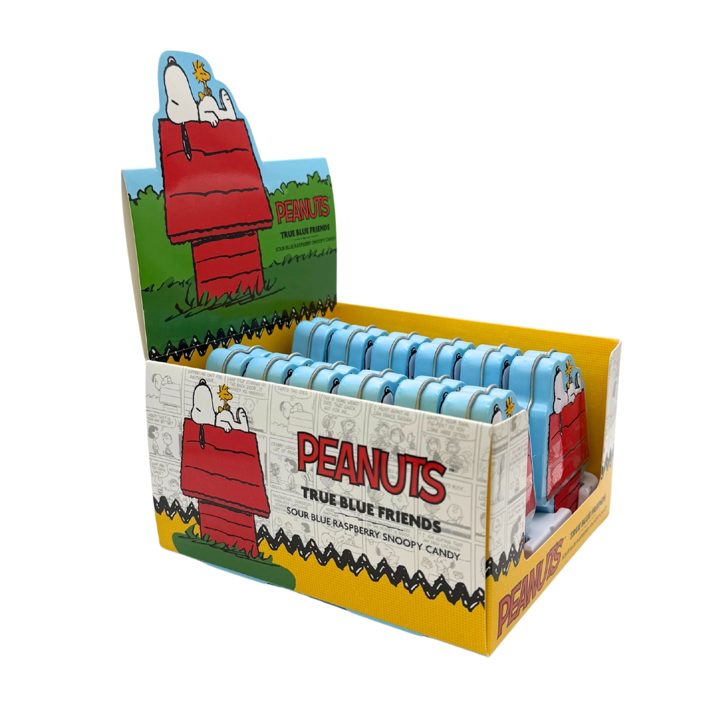 Peanuts True Blue Friends Snoopy Candy Tin .9oz, 12ct