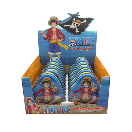 One Piece Straw Hat Sours Candy Tin 1.20oz, 12ct