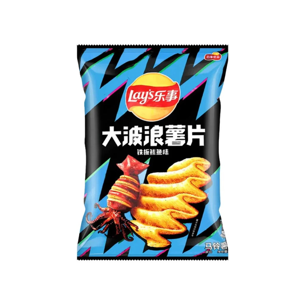 Lay's Big Wave Sizzling Grilled Squid, 70g, 6ct
