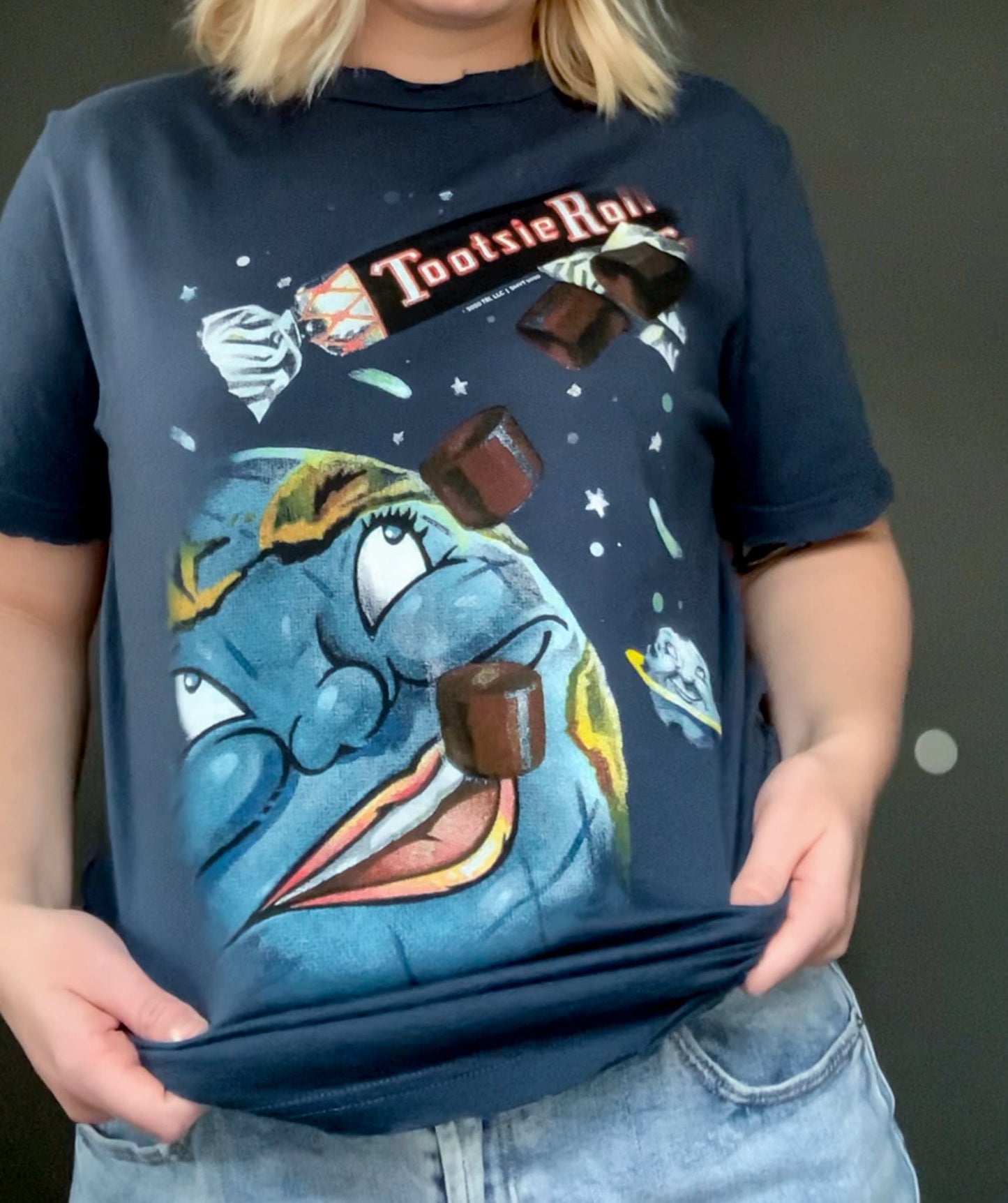Tootsie Roll® Moon T-Shirt Vintage 1920 Retro Advertisement