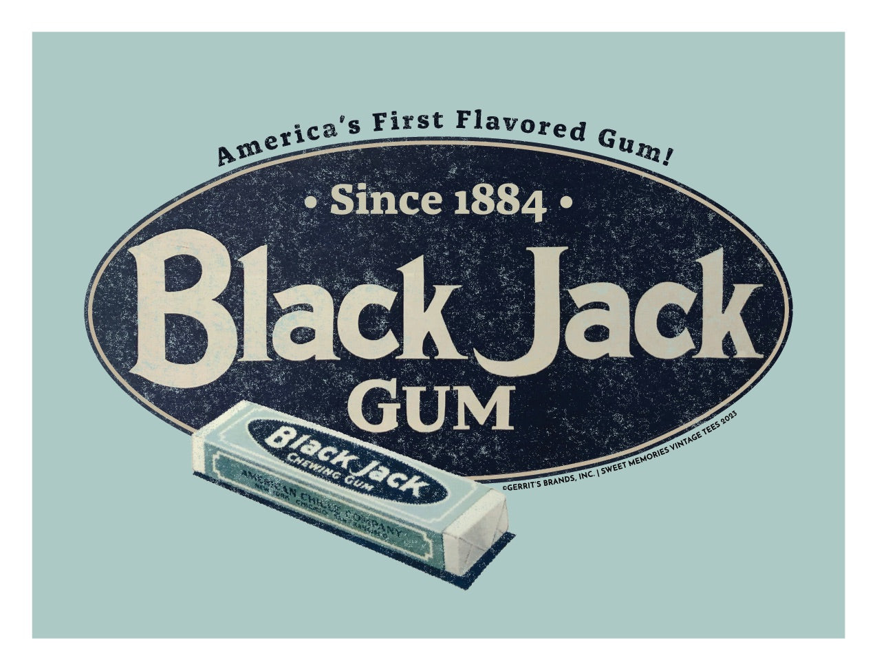 Magnet, 5ct - Black Jack Americas 1st Flvr Gum