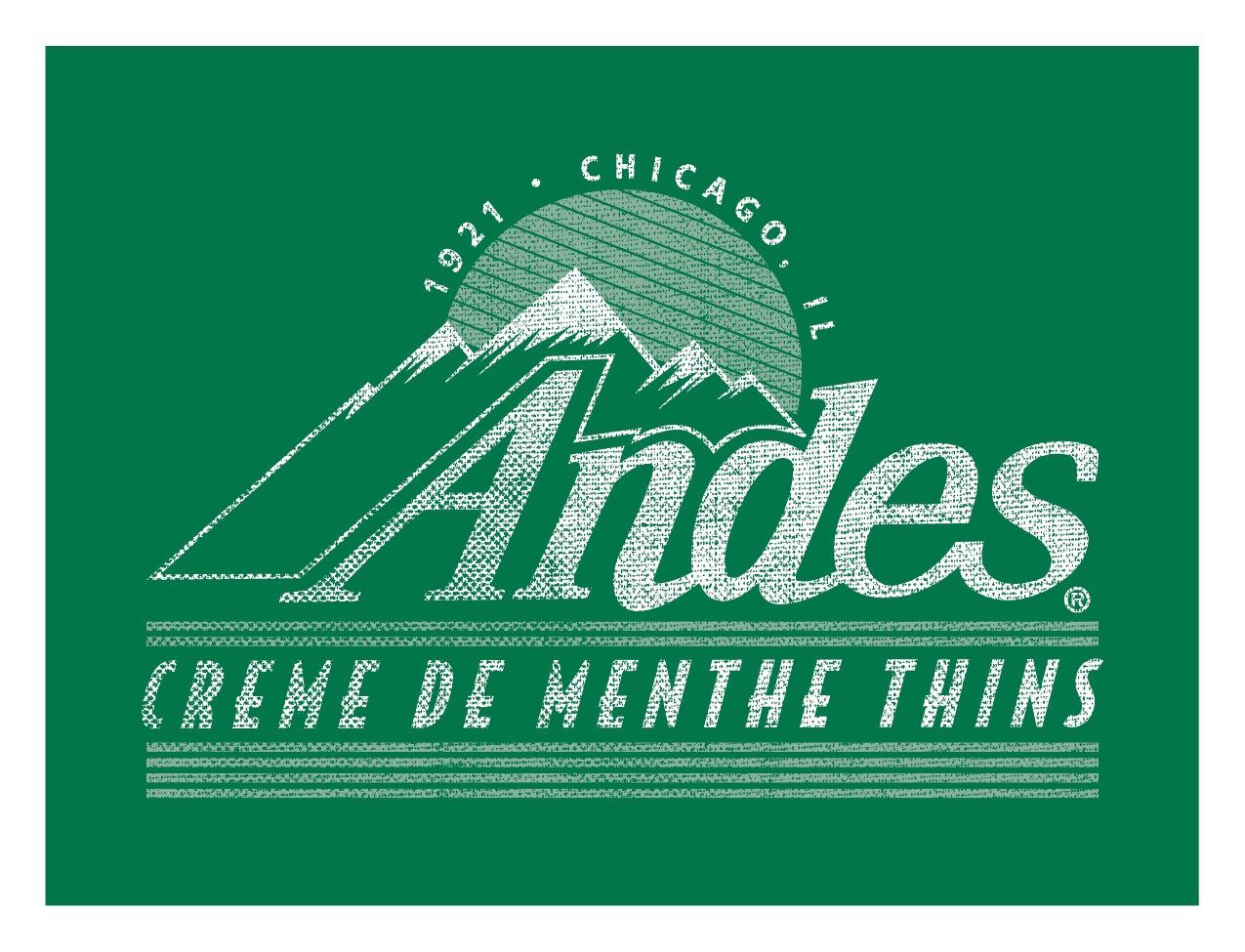 Magnet, 5ct - Andes Mints, Creme De Menthe Thins, Est 1921