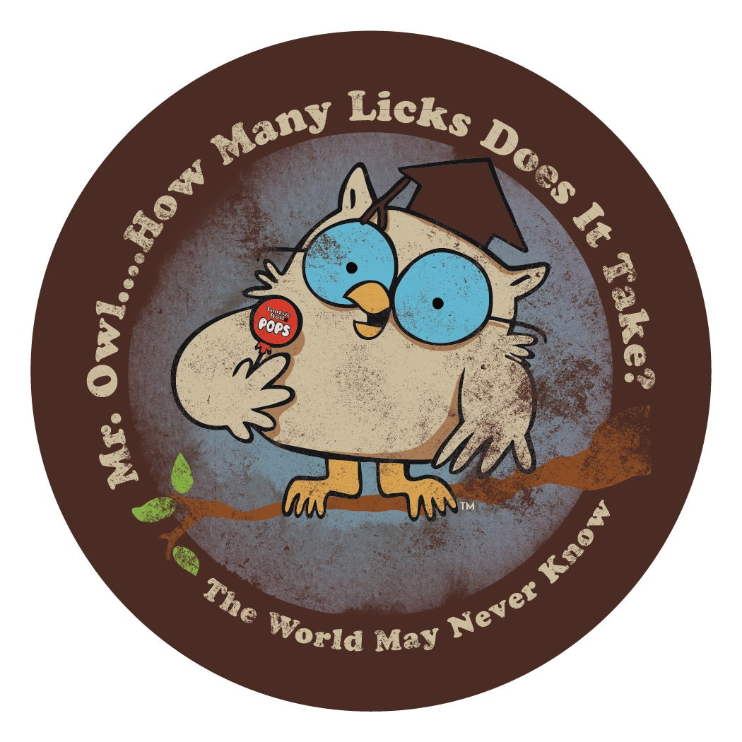 Magnet, 5ct - How Many Licks Tootsie Pops Mr. Owl