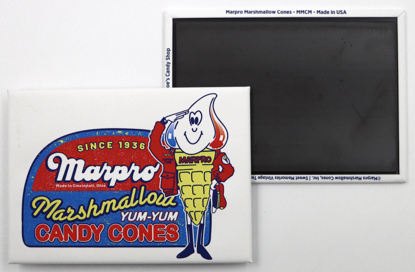 Magnet, 5ct - Marpro Marshmallow Yum-Yum Candy Cones 1936