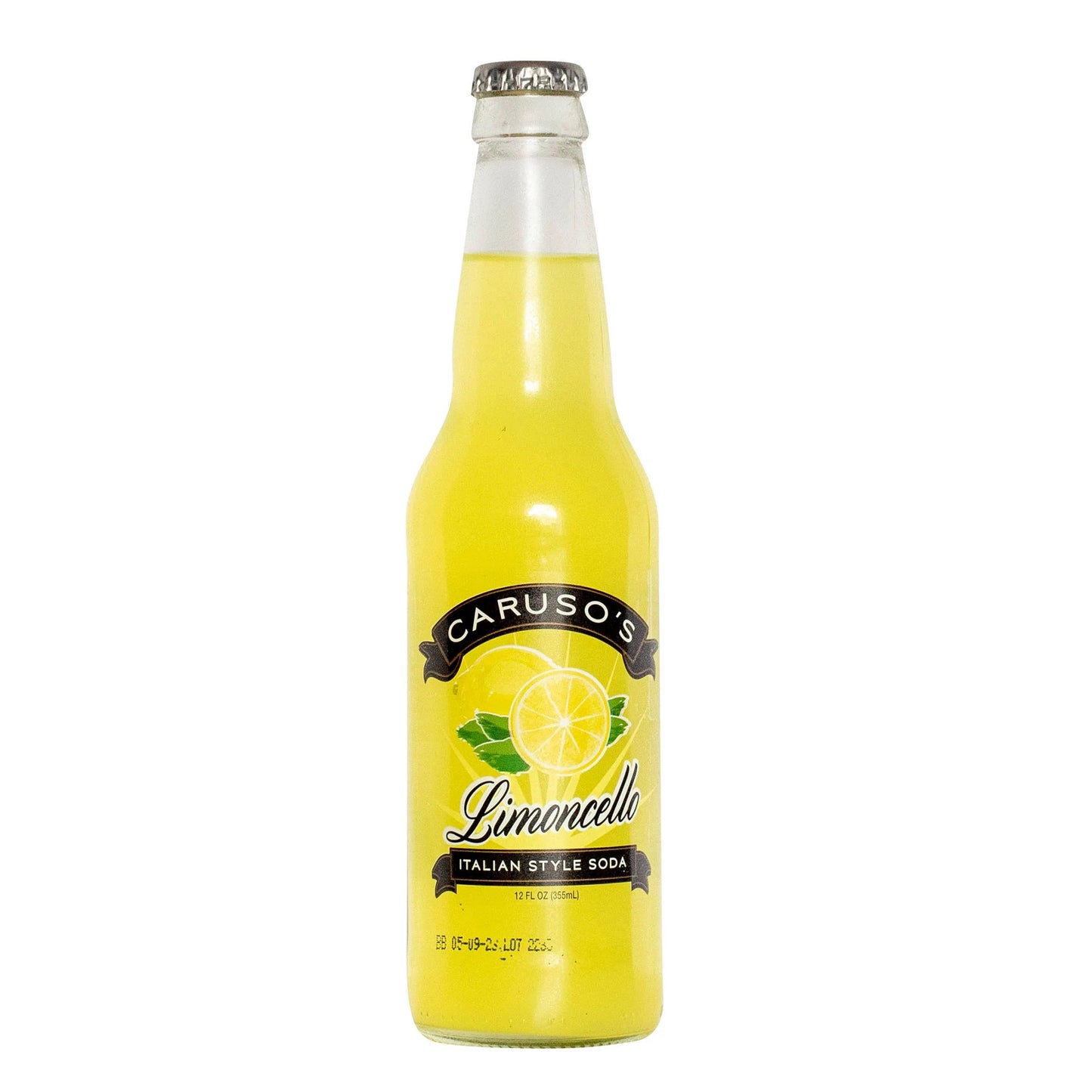 Caruso's Limoncello, 12oz Glass Bottle 12ct