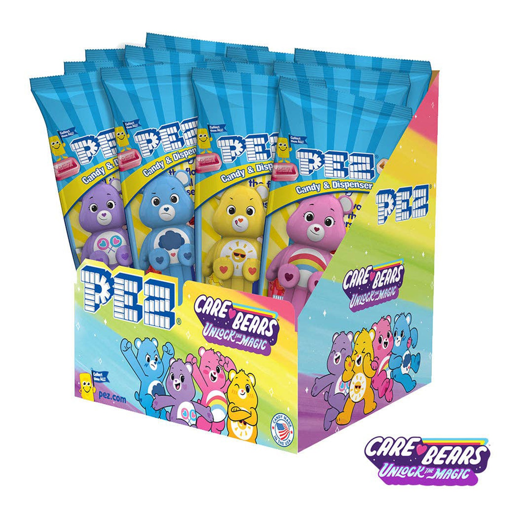 Care Bears Pez Candy, Poly Bag, 12ct Display