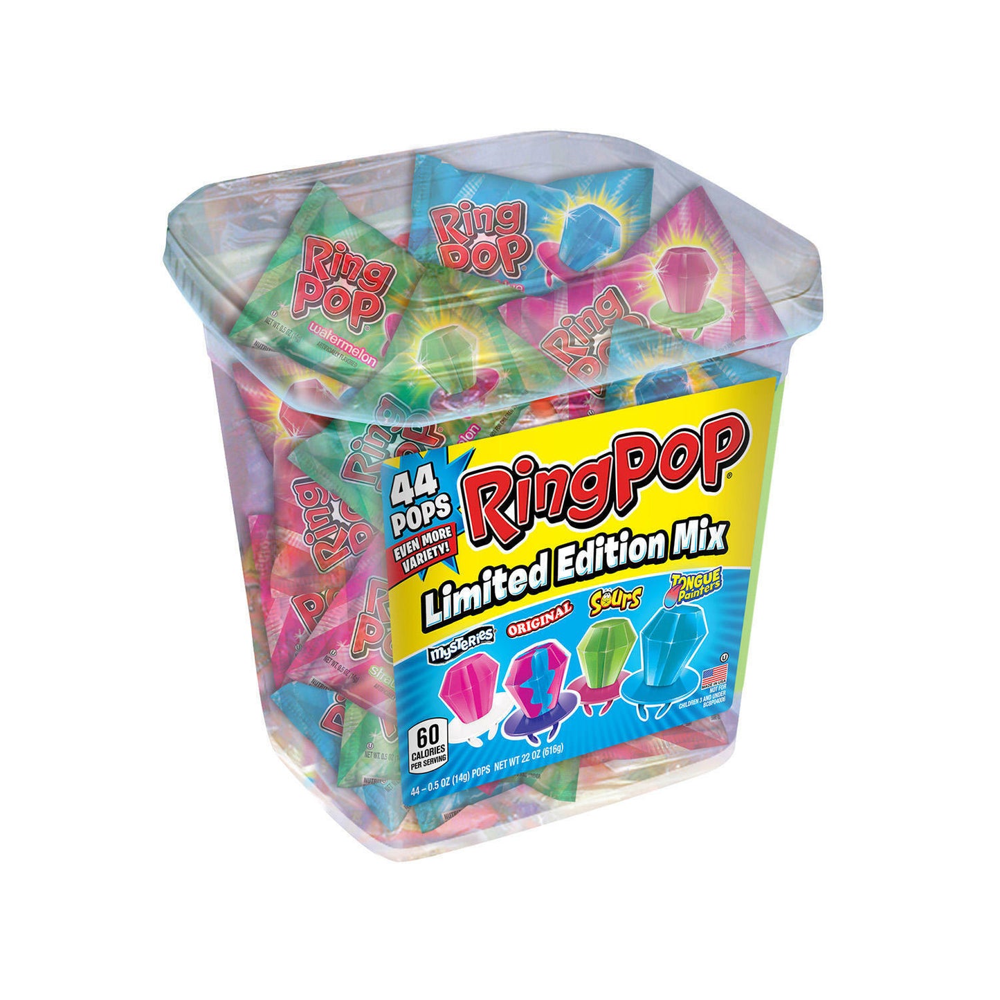 Ring Pops Tub, 44ct
