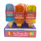 Melville Ice Cream Bar Hard Candy Lollipops Wild Flavors 24ct Display