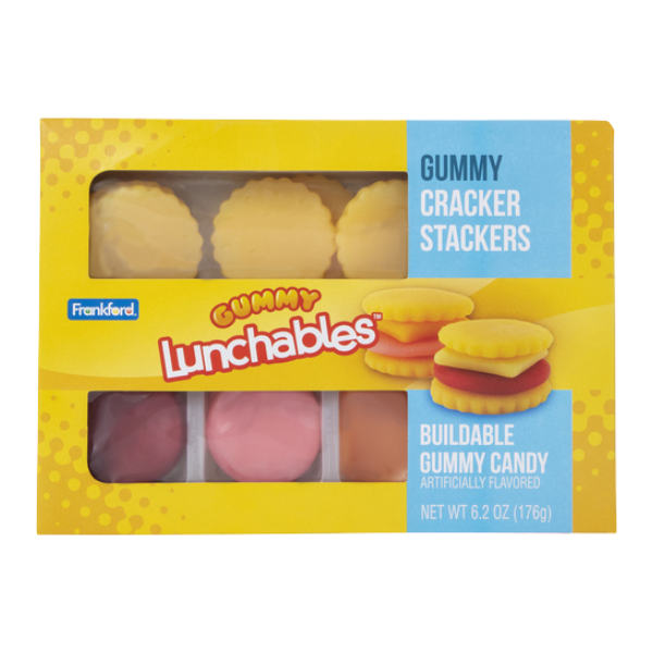 Kraft Gummy Lunchables Cracker Stacker Candy, 10Ct Case