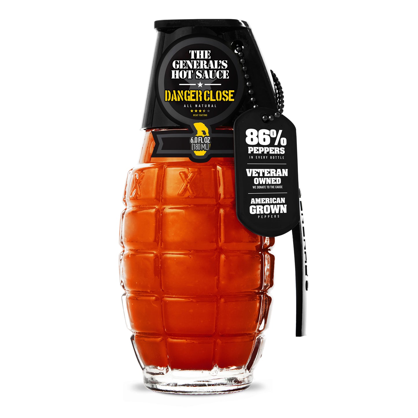 General's Hot Sauce - Danger Close 6oz, 12ct
