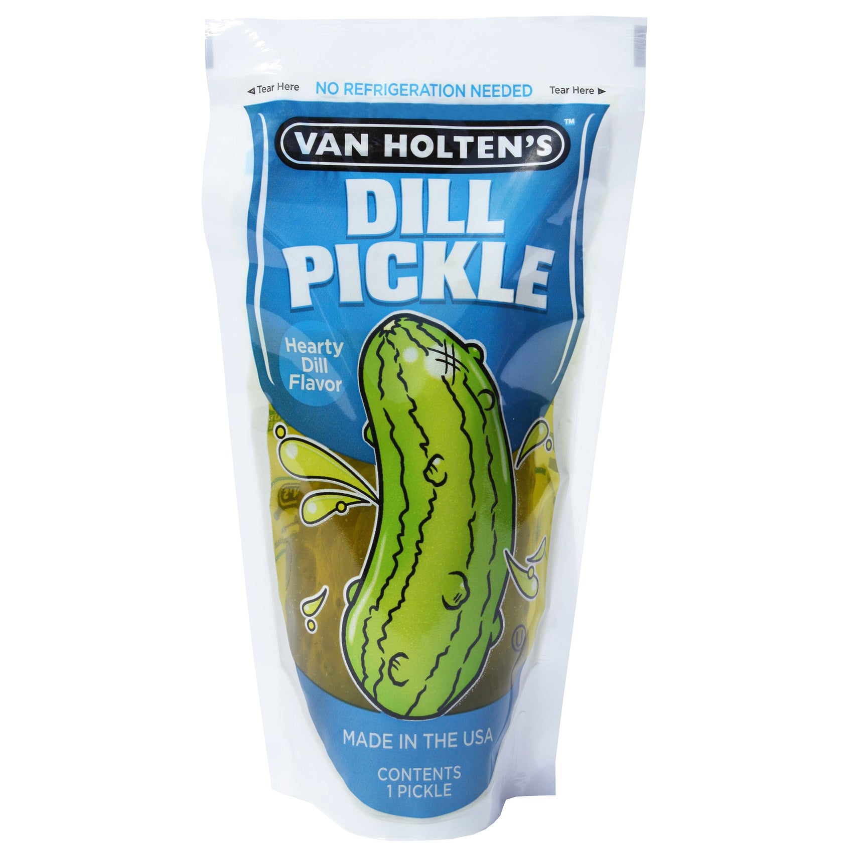 Van Holten's Large Dill Pickle Pouch, 12ct