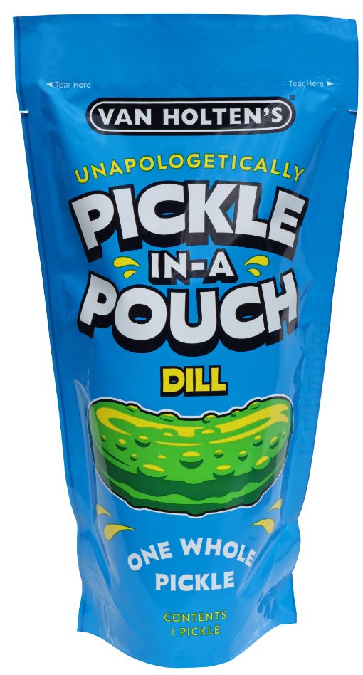 Van Holten's Large Dill Pickle Pouch, 12ct