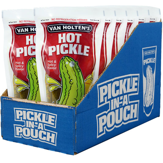 Van Holten's Large Hot Pickle Pouch, 12ct