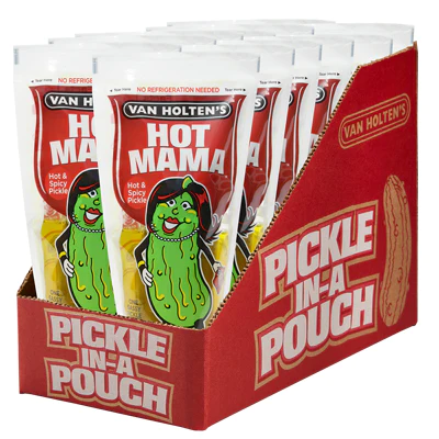 Van Holten's Hot Mama, Hot & Spicy Pickle, 12ct