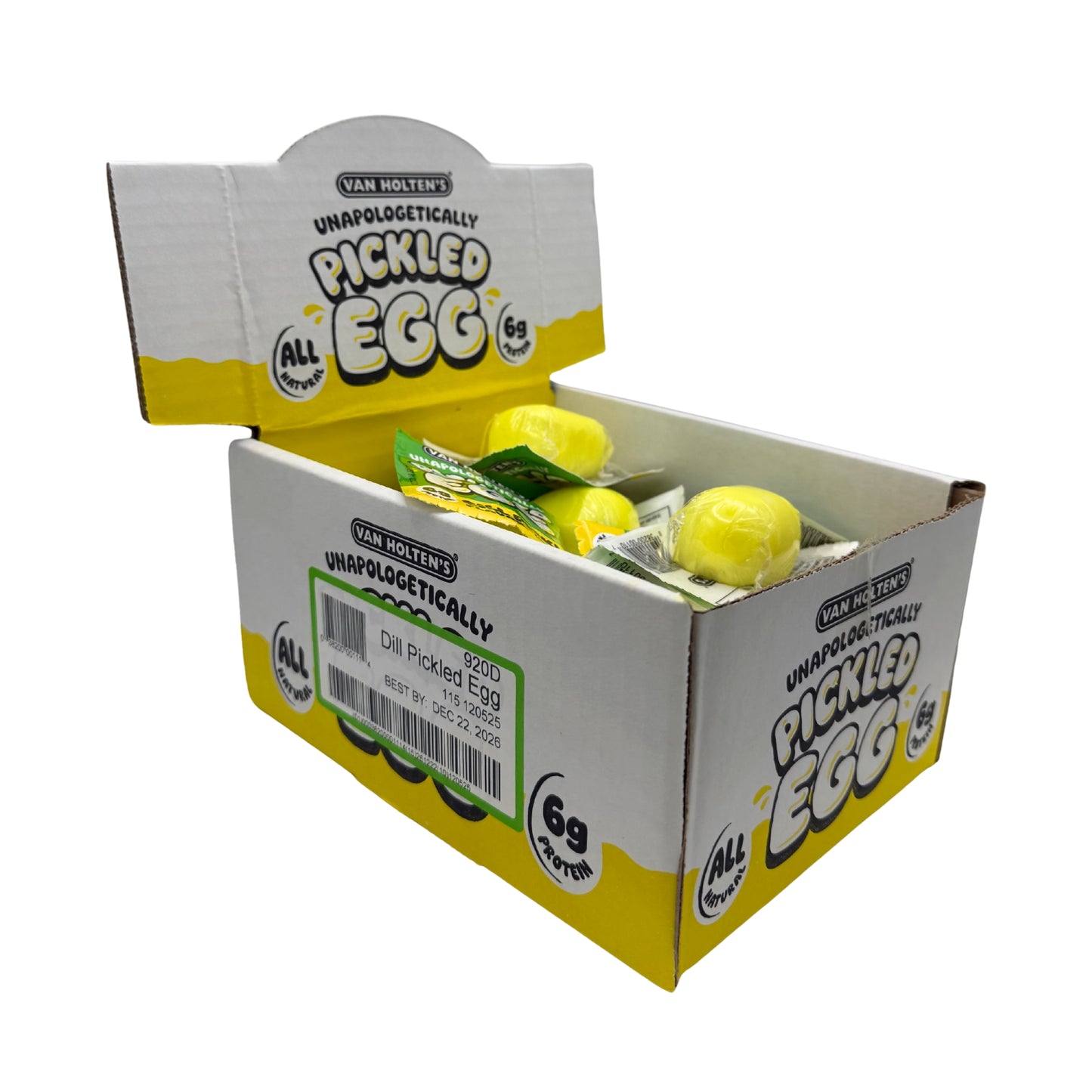 Van Holten's Pickled Egg, Dill Pickle Flavor, 20ct