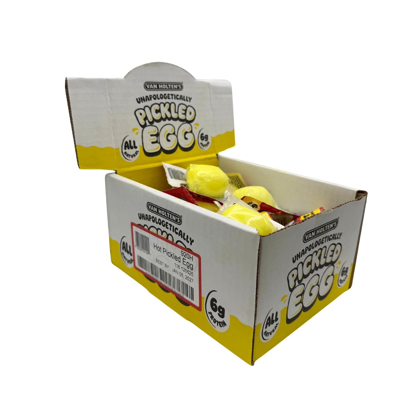 Van Holten's Pickled Egg, Hot & Spicy Flavor, 20ct