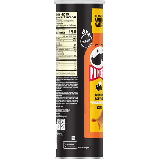 Pringles Crisps Medium Buffalo Wild Wings 5.6oz 14ct