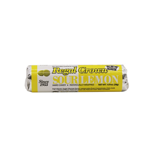Regal Crown Sour Lemon Candy, 24ct