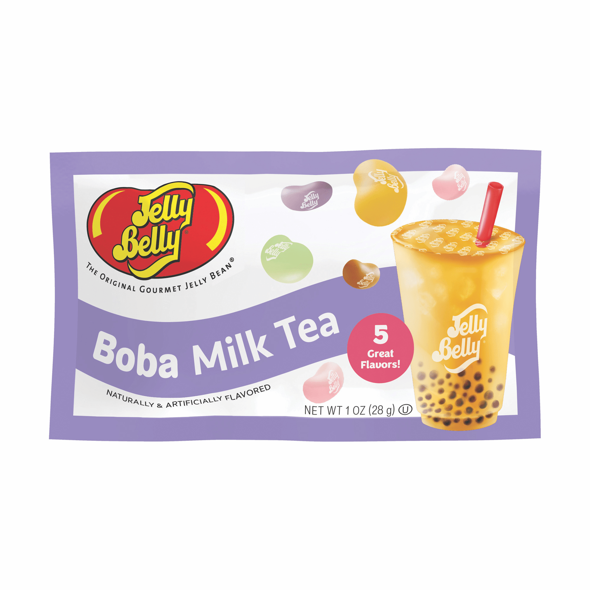 Jelly Belly Boba Milk Tea Assorted Mix, 1oz, 30ct