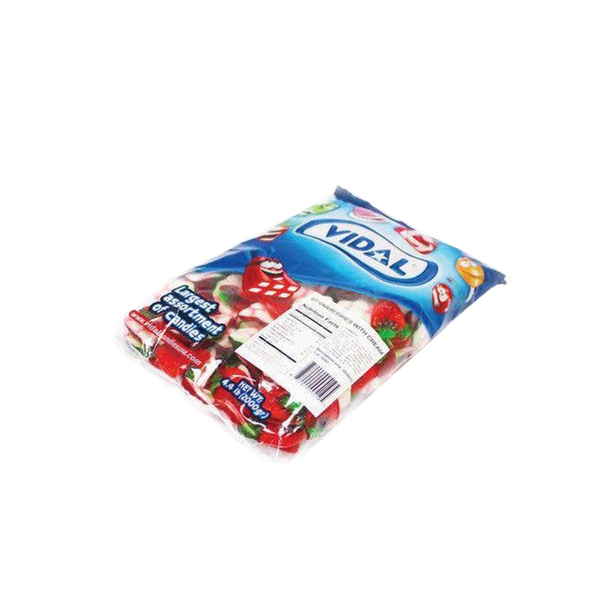 Vidal Strawberries & Cream Gummy Candy, 4.4lb Bag