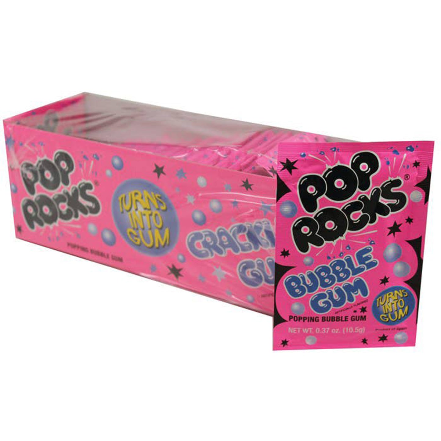 Pop Rocks, Bubblegum, 0.33oz, 24Ct Case