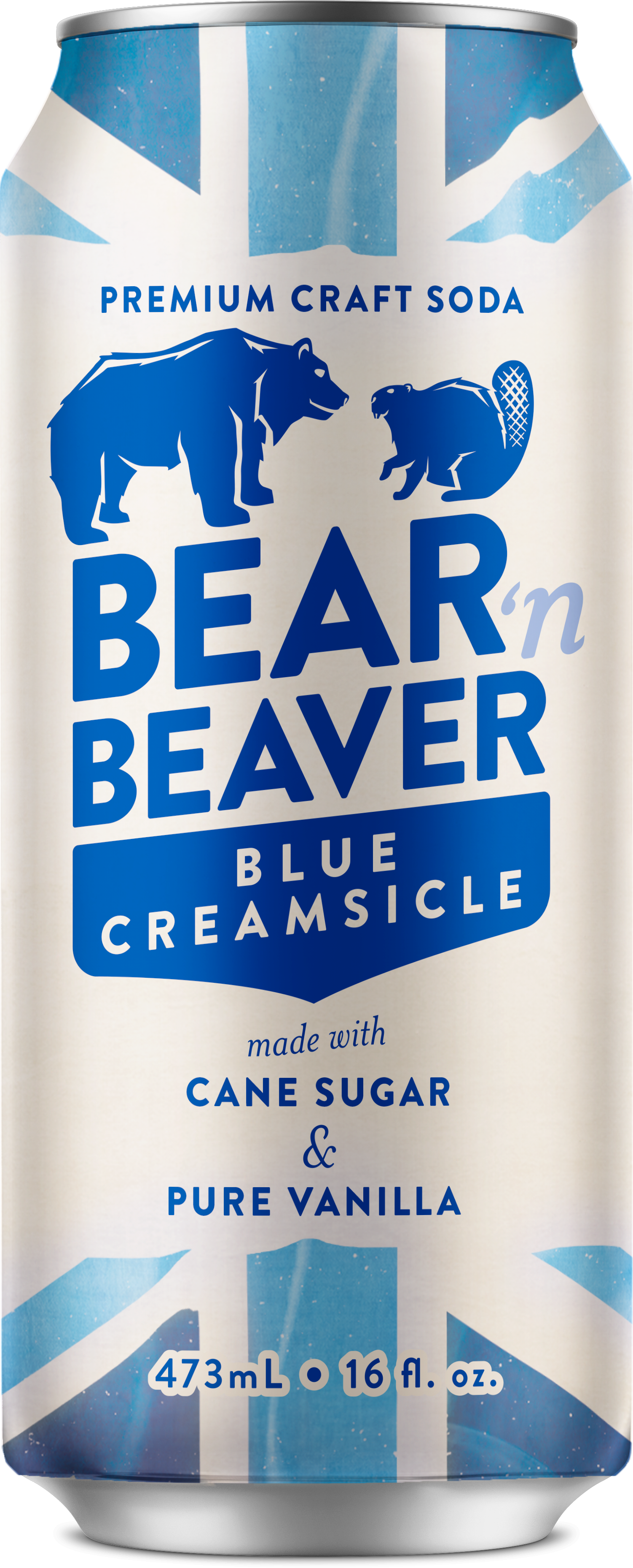 Bear 'N Beaver Blue Creamsicle, 16 fl oz Can, 12ct
