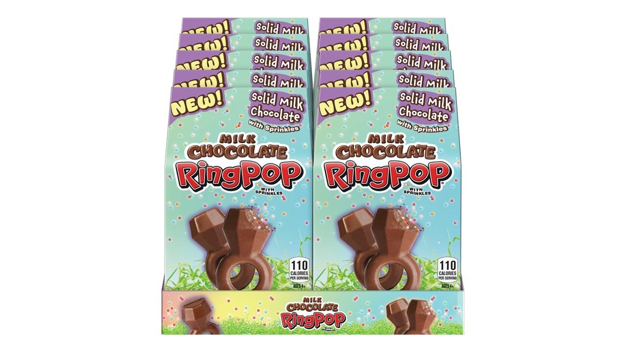 Milk Chocolate Ring Pop, 10ct