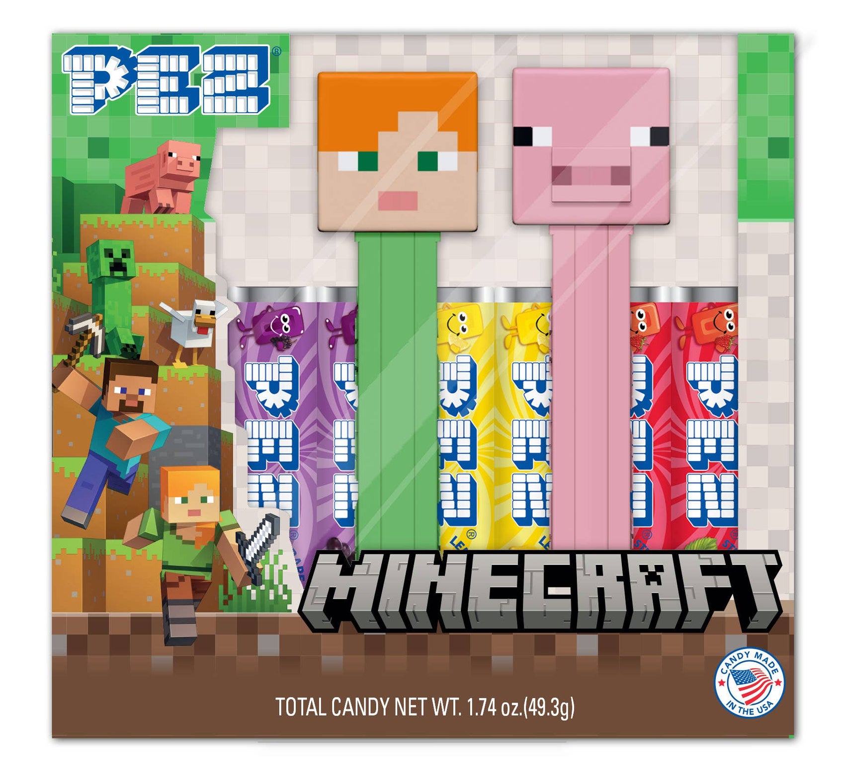 Pez Box Twin Pack - Minecraft, 12ct