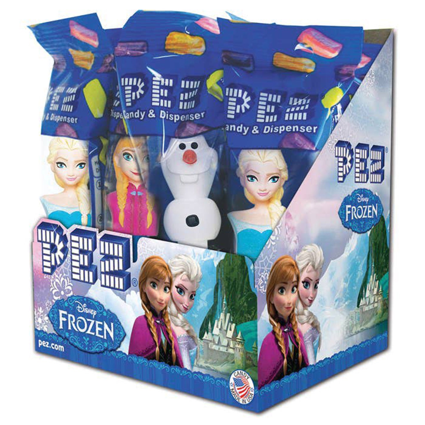 Frozen 2 PEZ Candy, Poly Bag, 12ct Display