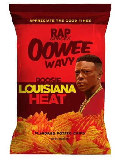 Rap Snacks Louisiana Heat Chips, 2.5oz, 10ct