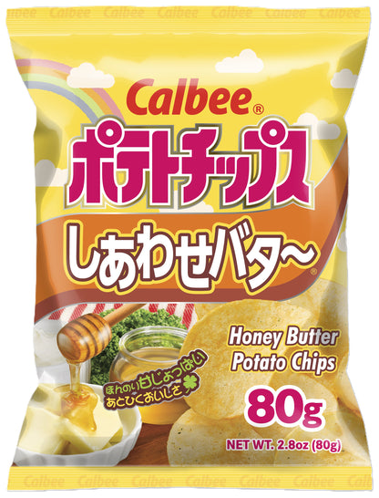 Calbee Honey Butter Potato Chips 2.8oz 12ct