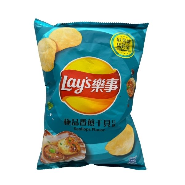 Limited Import - Lay's Chips, Scallop Flavor, 6ct