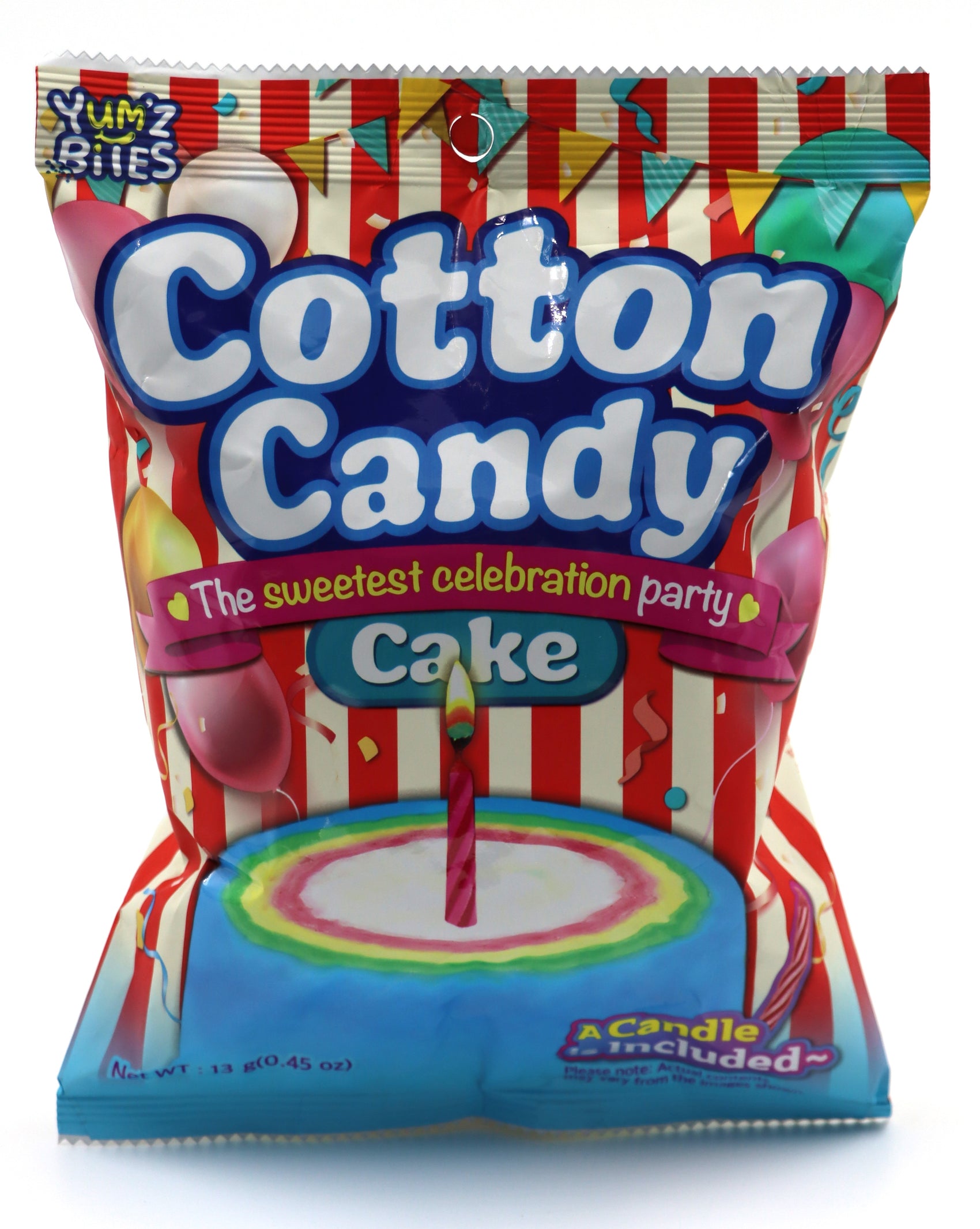 Limited Import Birthday Cotton Candy Cake 24ct