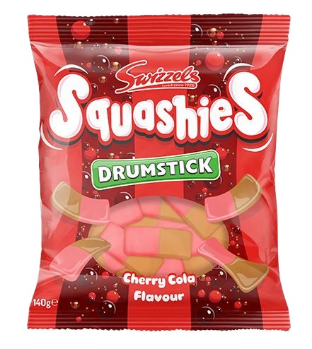 Limited Import Squashies UK Cherry Cola 140g 12ct