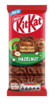 Limited Import UK KitKat Hazelnut 99g Bar 15ct