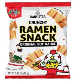Limited Import Crunchy Ramen Snack Soy Sauce 12ct