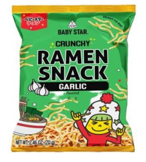 Limited Import Ramen Snack Garlic 15ct