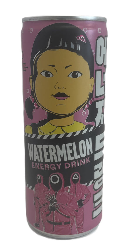 Squid Game Energy Drink Watermelon 250ml can 12ct