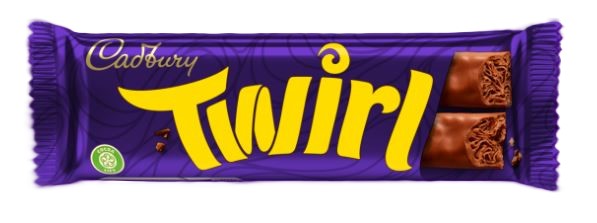 Limited Import Cadbury Twirl Bar 48g, 48ct