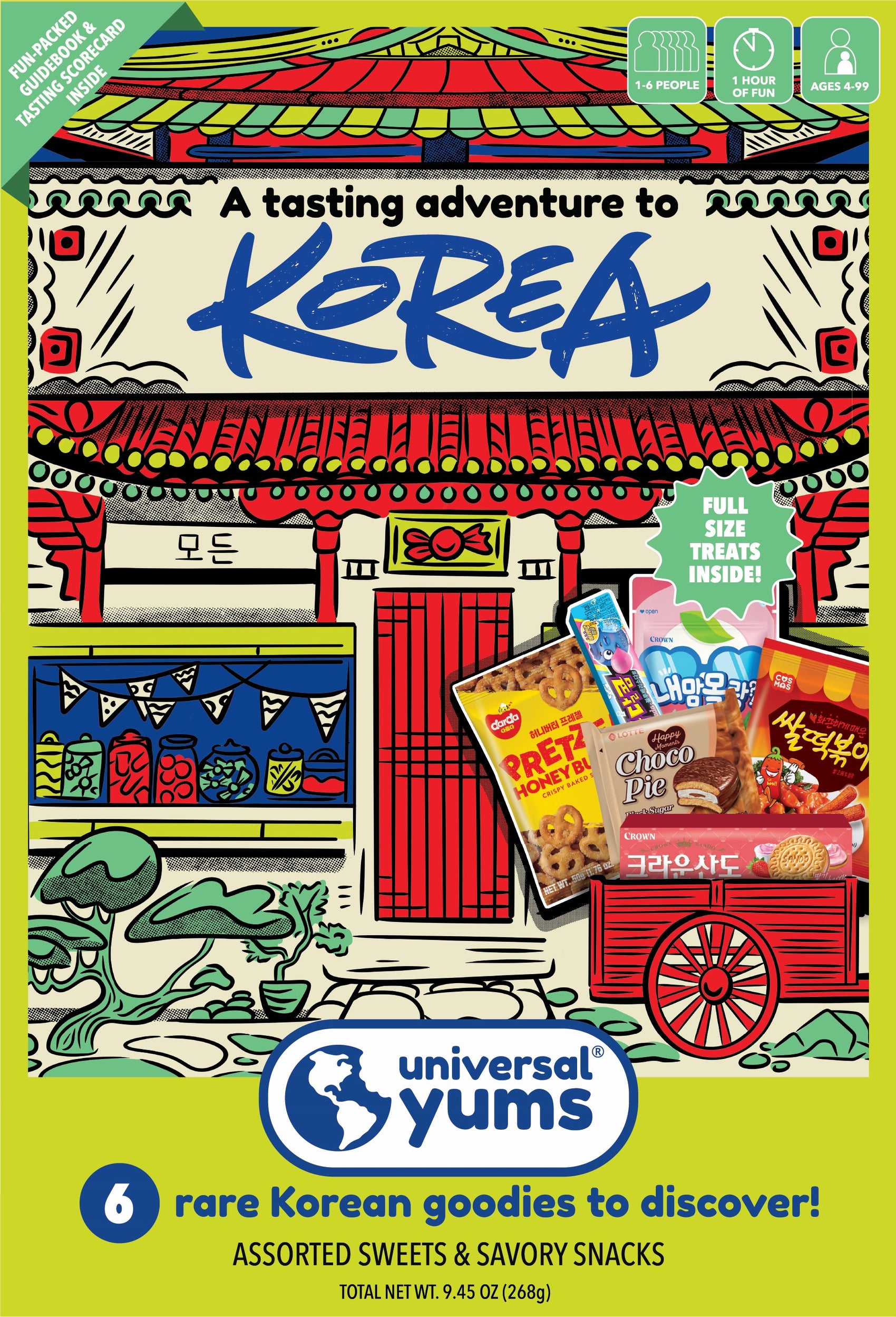 Universal Yums, Korean Tasting Adventure Box, 4ct
