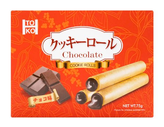 Limited Import - Toko Chocolate Cookie Rolls, 2.64oz, 6ct
