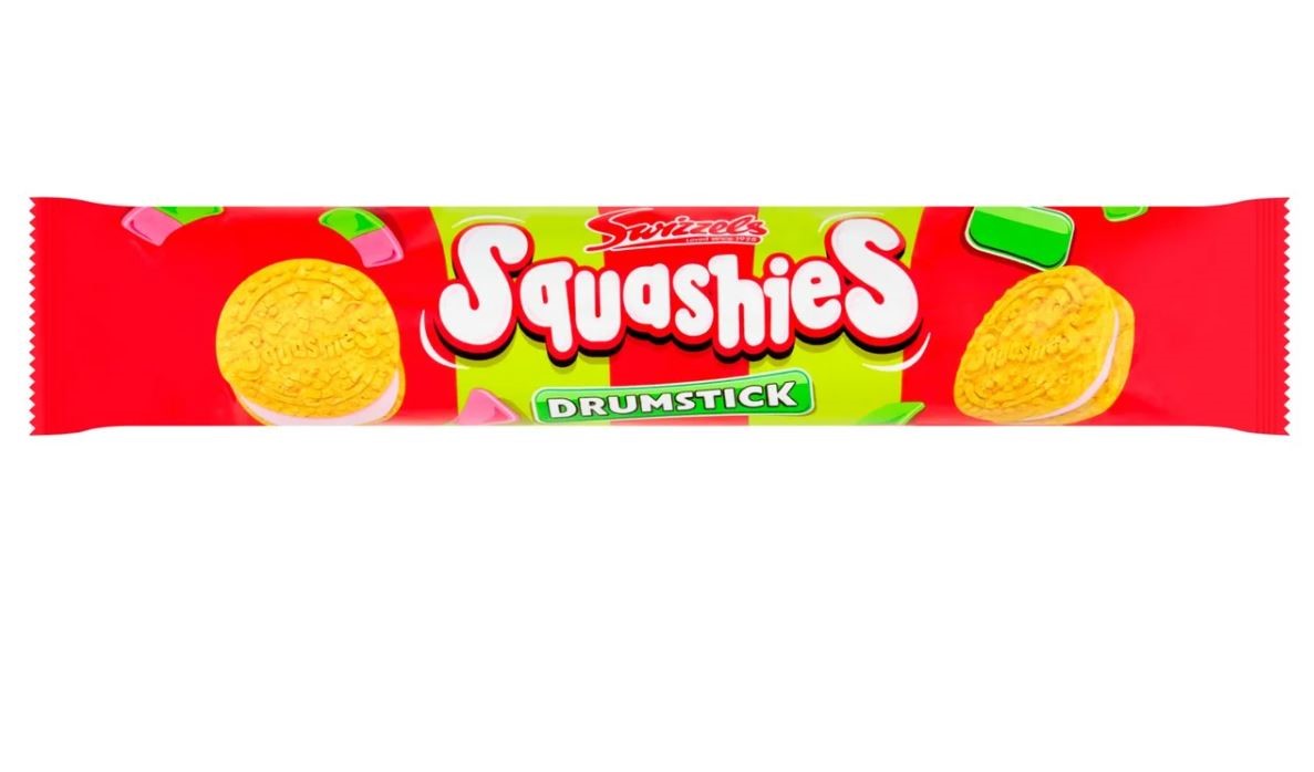 Limited Import - Swizzles Squashies Drumstick Biscuits Cherry & Apple, 160g, 16ct